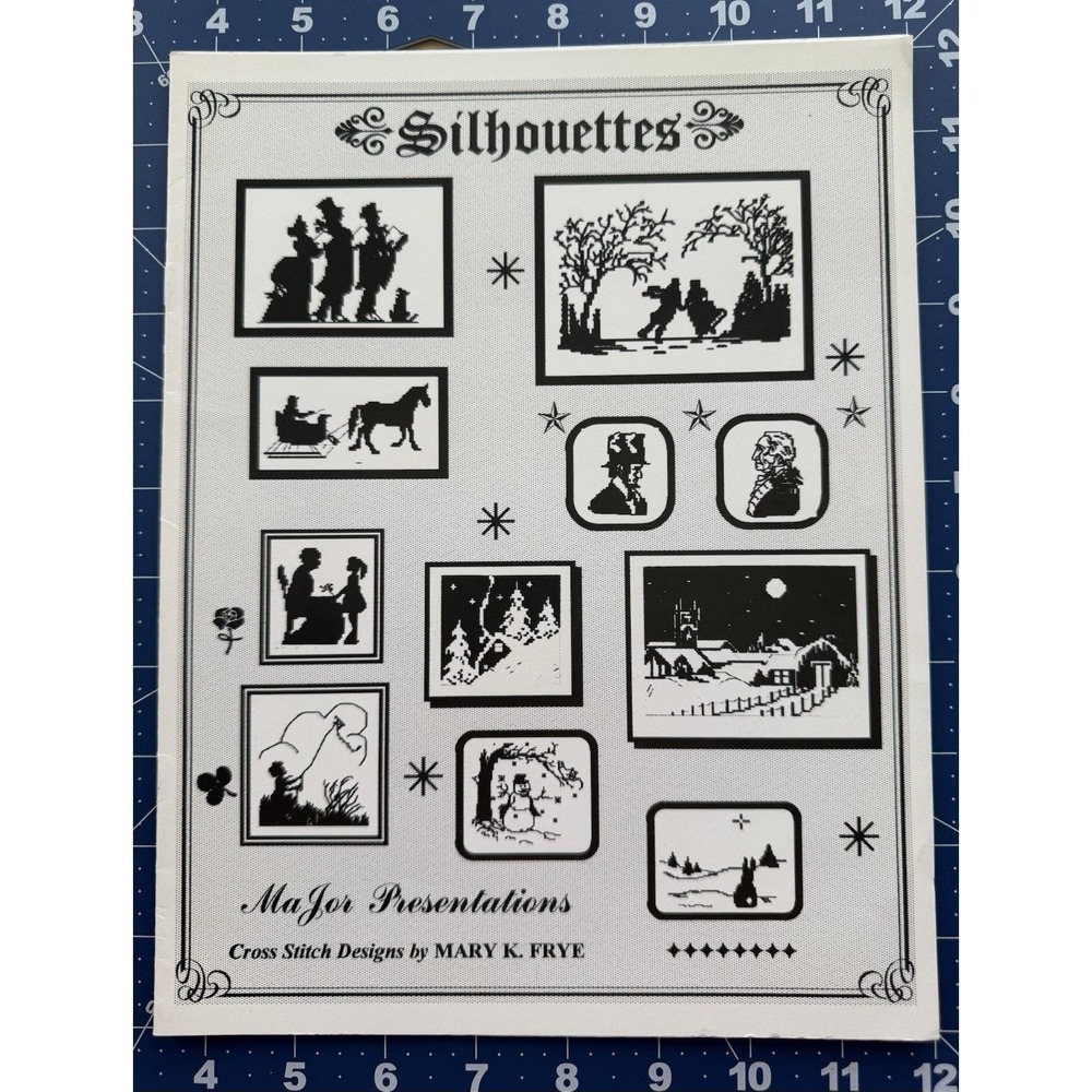 Ma Jor Presentations Silhouettes Cross Stitch Booklet Mary‎ K. Frye